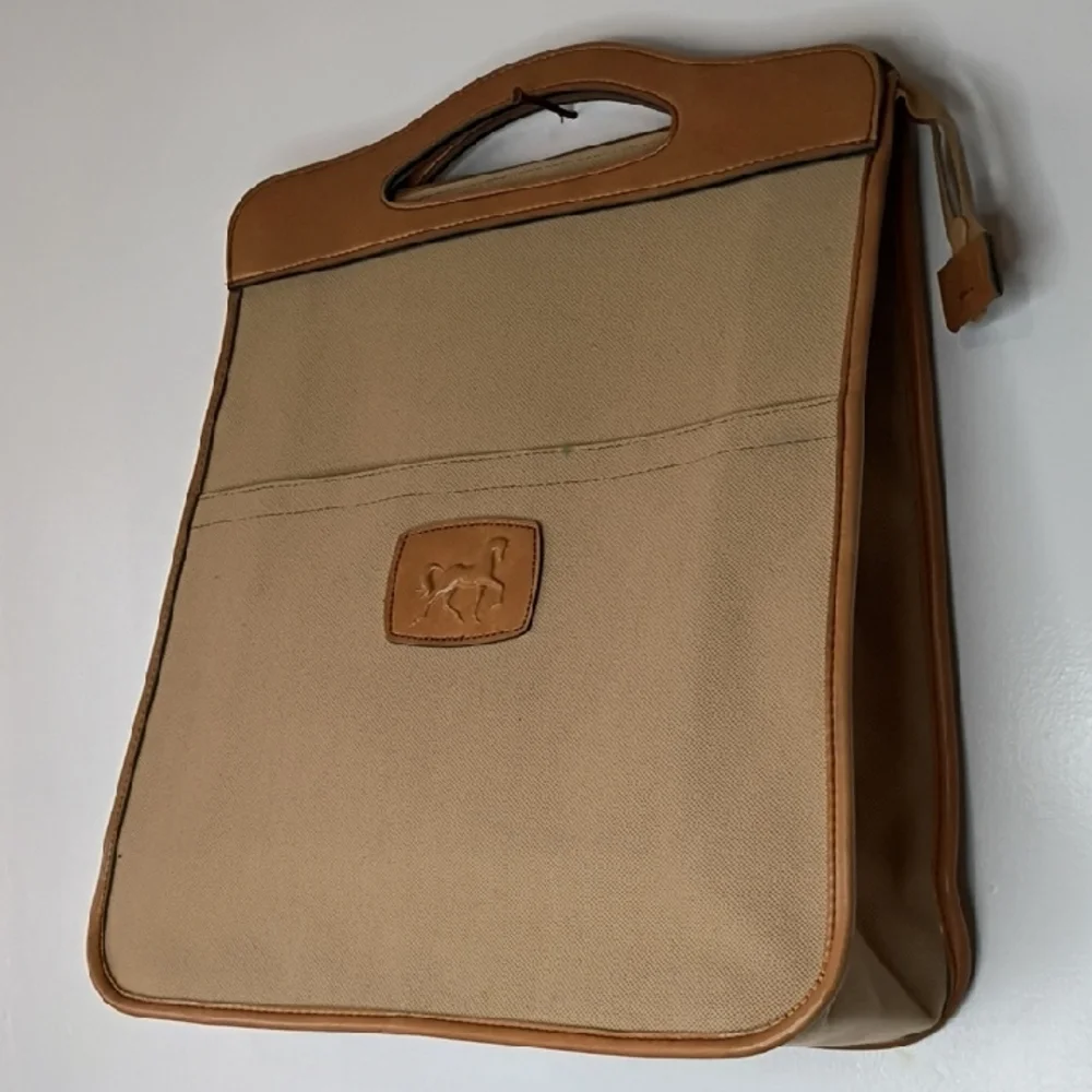 Vintage Tote Made in France Tote Bag Large Minimal Flaws - Picture 4 of 15